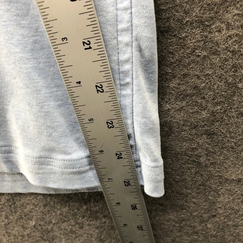 Banana Republic‎ Luxe Touch T-Shirt Mens Small Light Blue Short Sleeve Crewneck